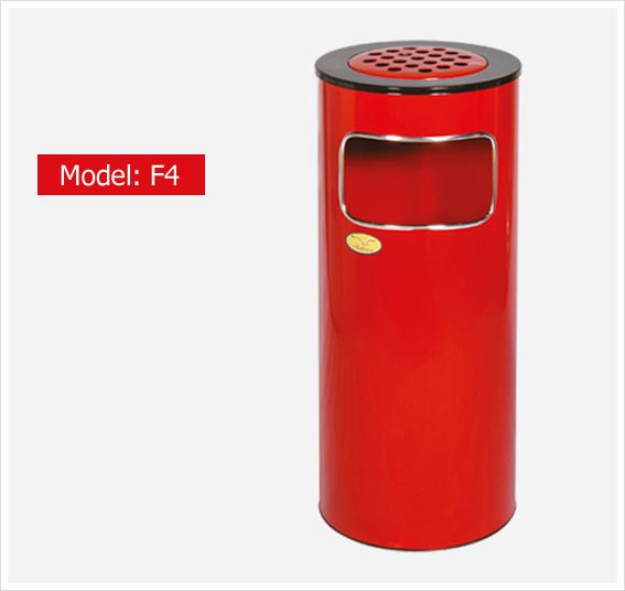 سطل زباله ی F4 مدل جاسیگاری دار